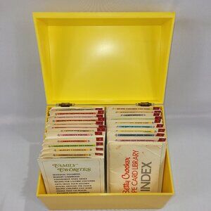 Betty Crocker Vintage 1971 Recipe Card Library Set